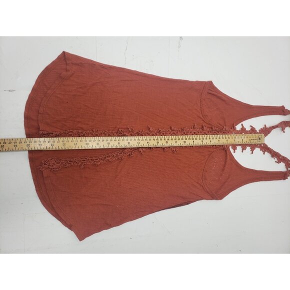 Harley-Davidson Tank Top Shirt Women’s Orange Paisley Rhinestone Open Back - Picture 8 of 10